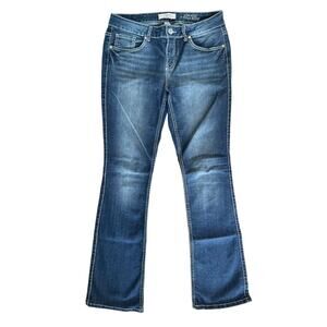 Tokyo Junior's Low Rise Bootcut Jeans Dark Wash Size 11 Dark Navy